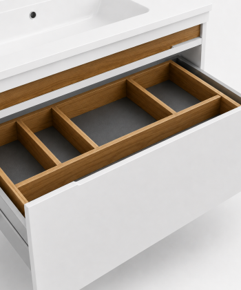 Тумба Софія 80 з відкритою шухлядою Hettich Tandembox та органайзером